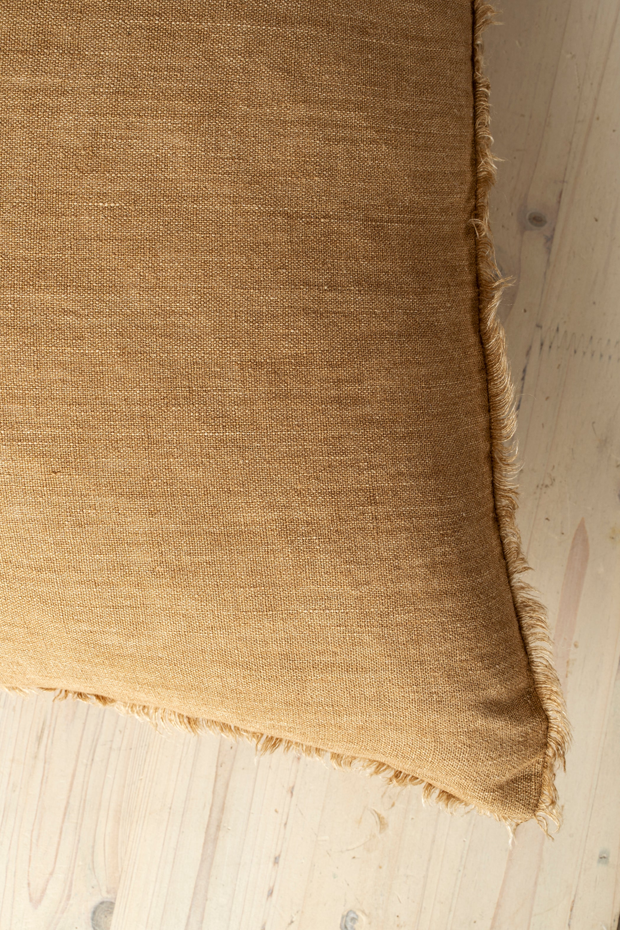 Lina Linen Pillow Tawny 24"x24" - Image 2