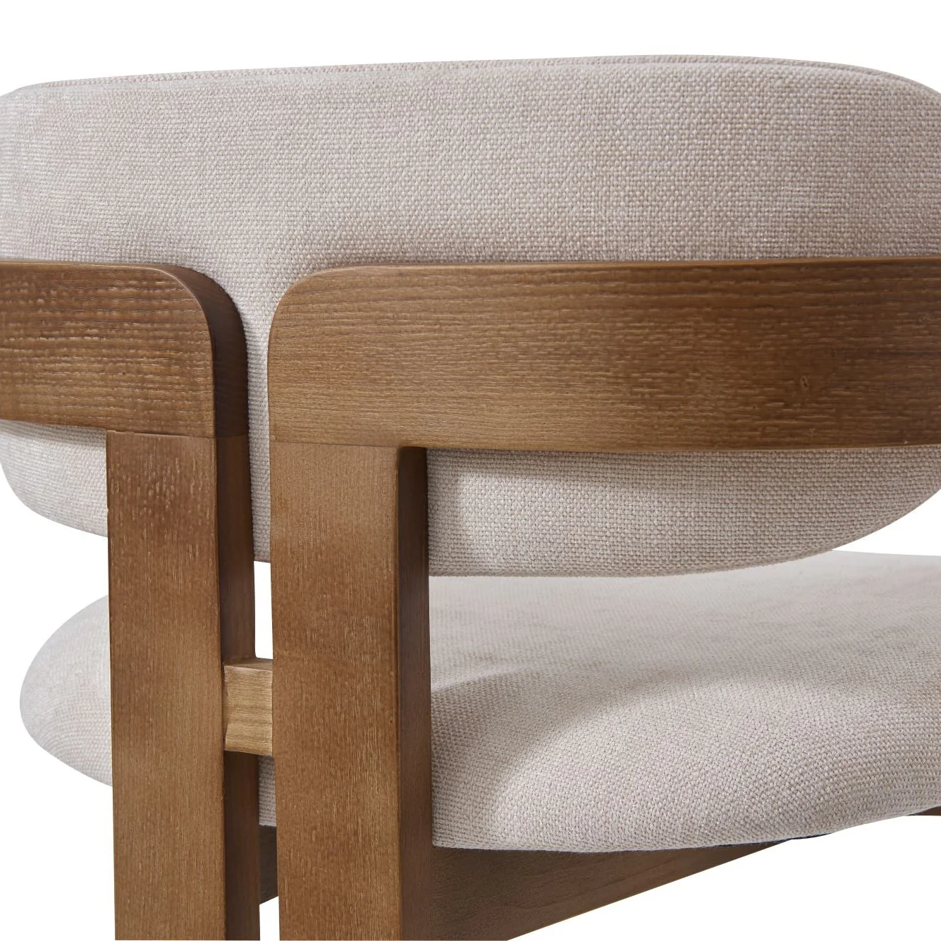 Amica Linen Ash Wood Counter Stool - Image 6