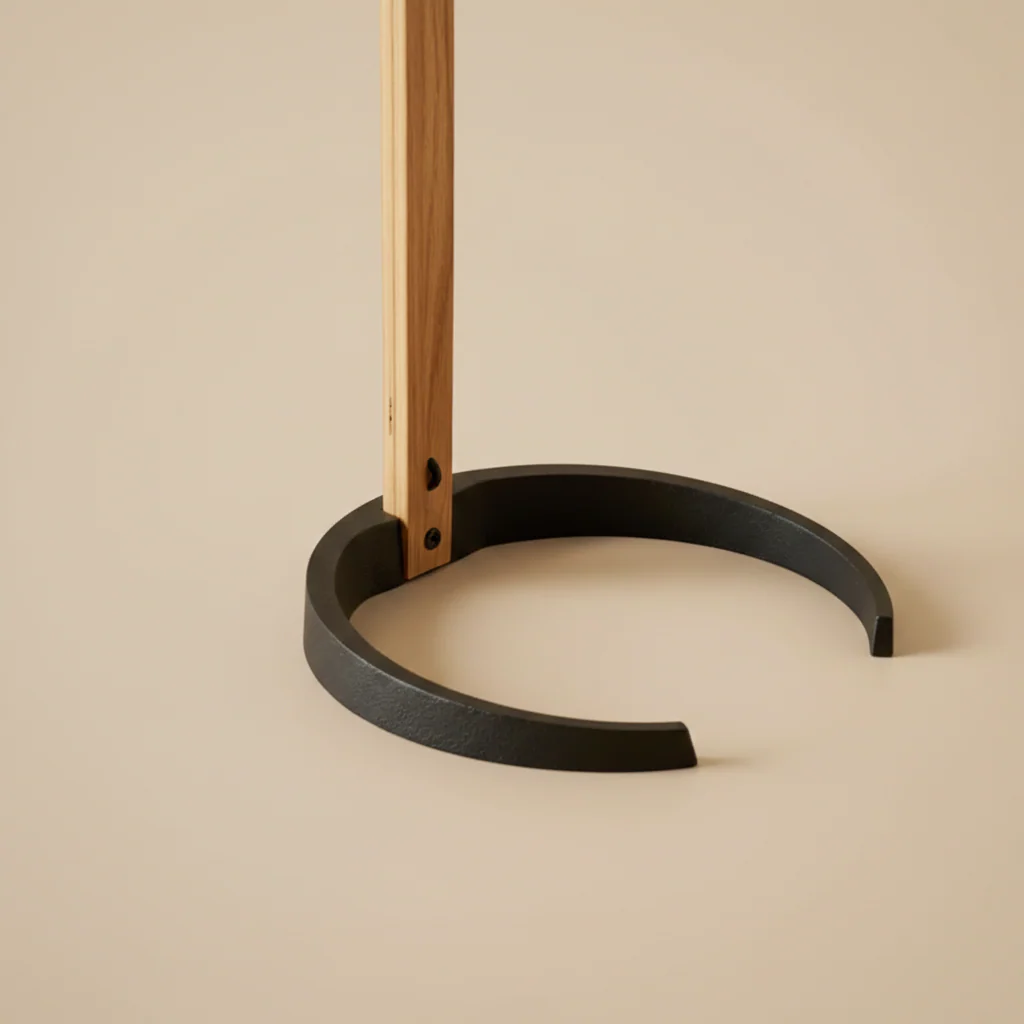 Bianca Wooden Floor Lamp - Image 4