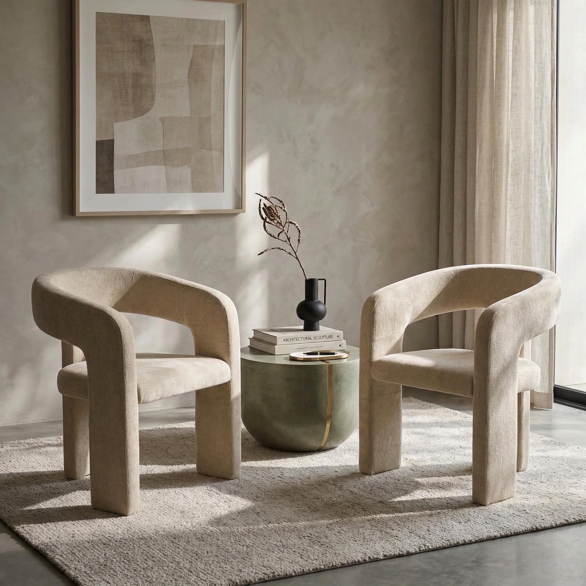Archway Chenille Dining Chair (Set of 2) - Image 3