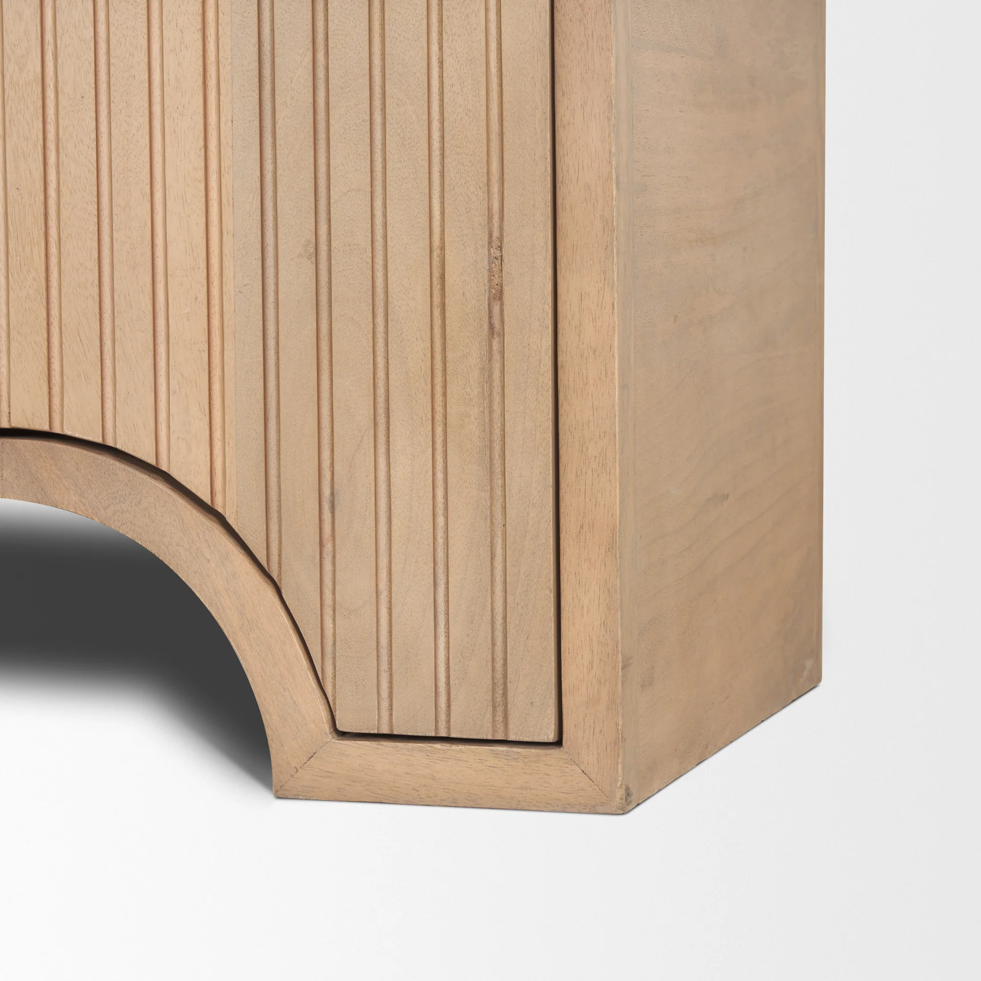Arco Fluted Mango Wood Sideboard 72" - Image 9