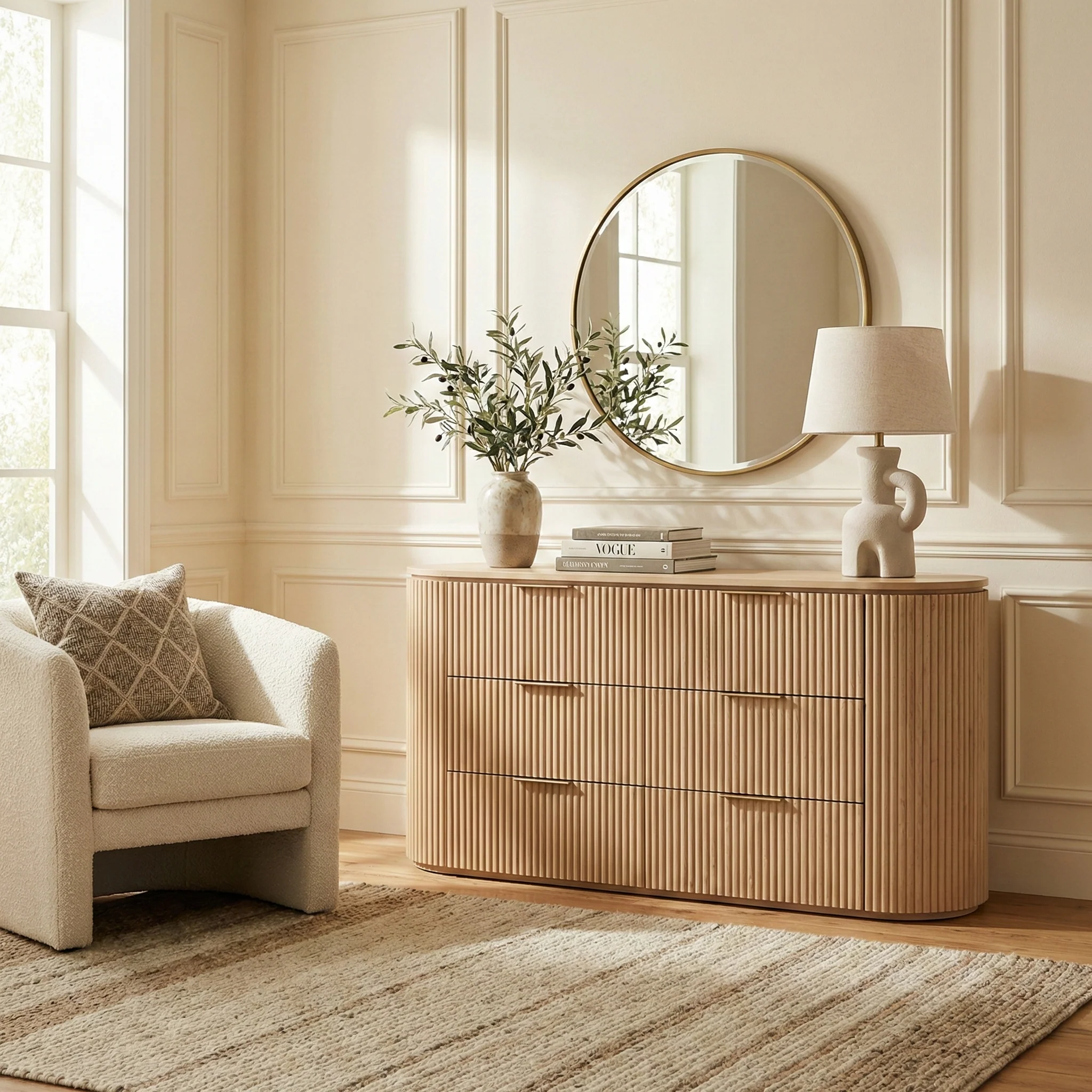 Arden Oak Dresser - Image 3