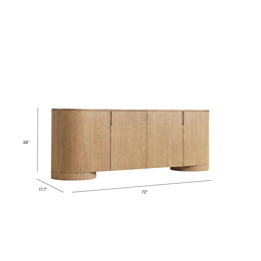 Aurelian Oak Sideboard 72" - Image 6