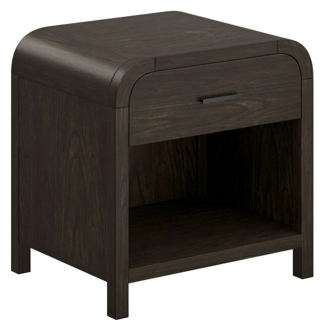 Eamon Wood Nightstand with Charging Station - Image 4