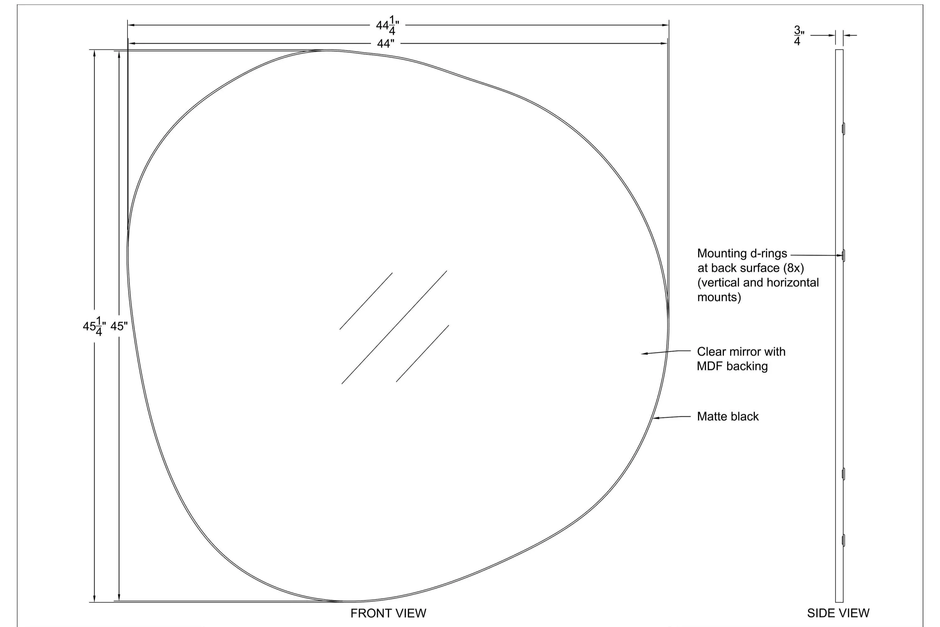 Eclipse Wall Mirror - Image 6