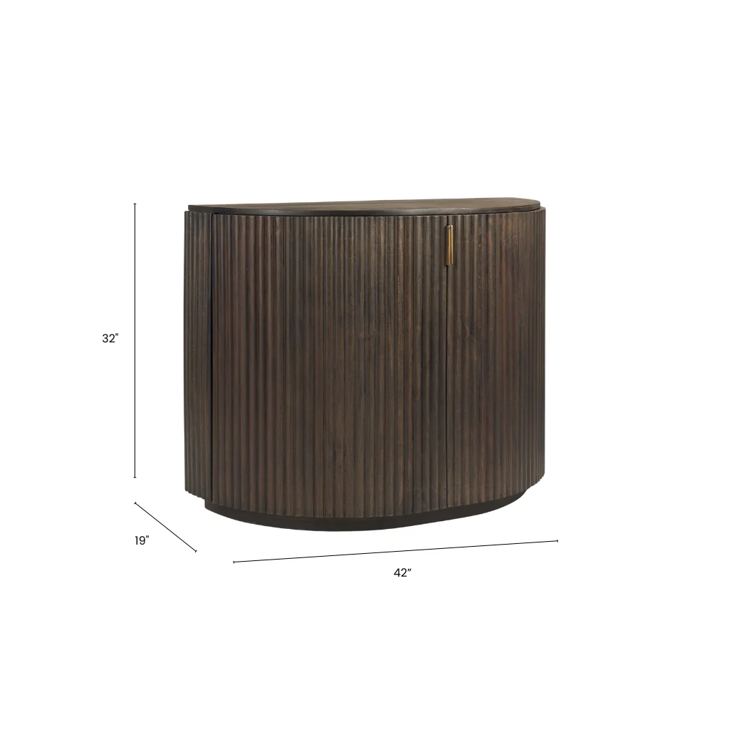 Eleanor Mango Wood Accent Cabinet 42" - Image 19