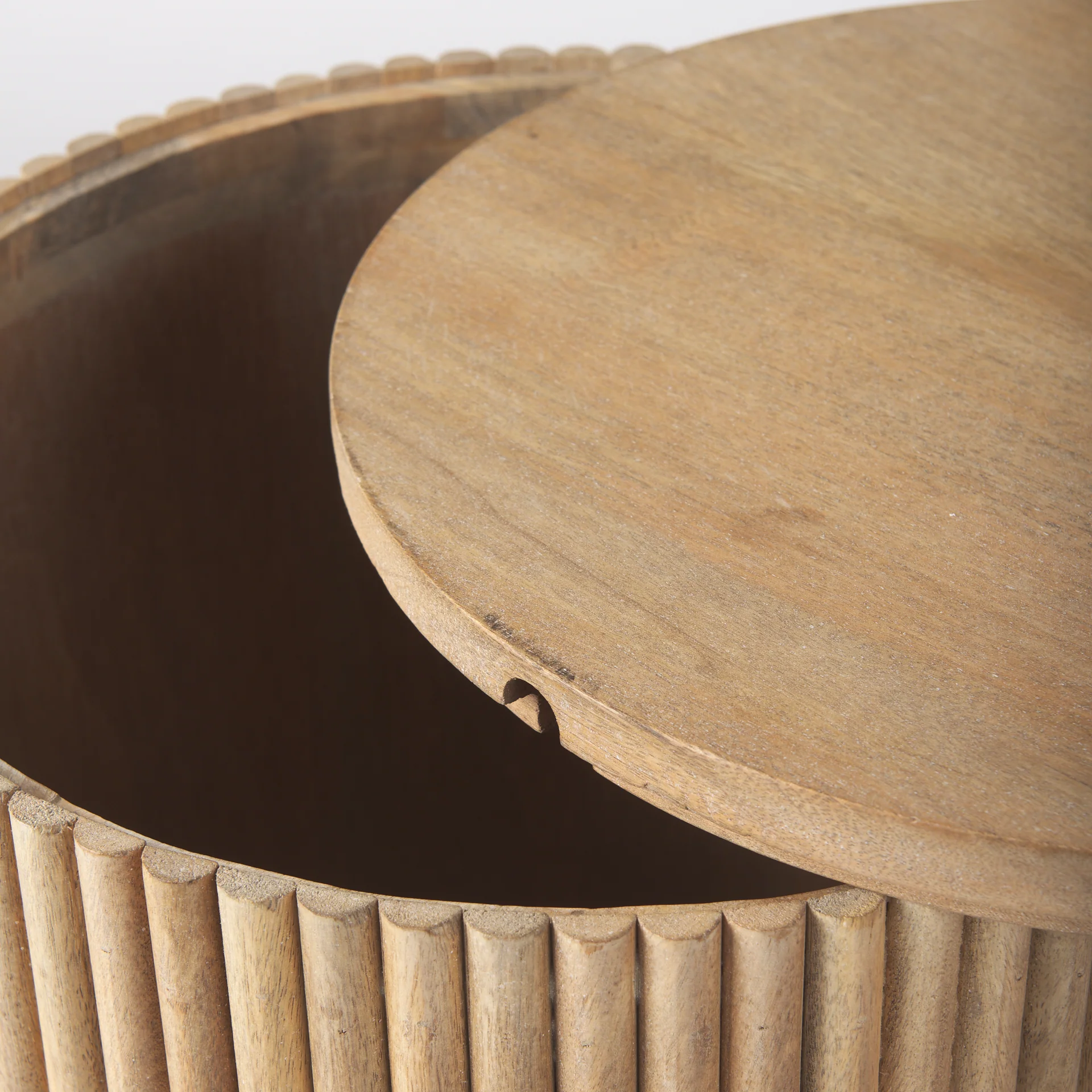 Eleanor Mango Wood Side Table - Image 5