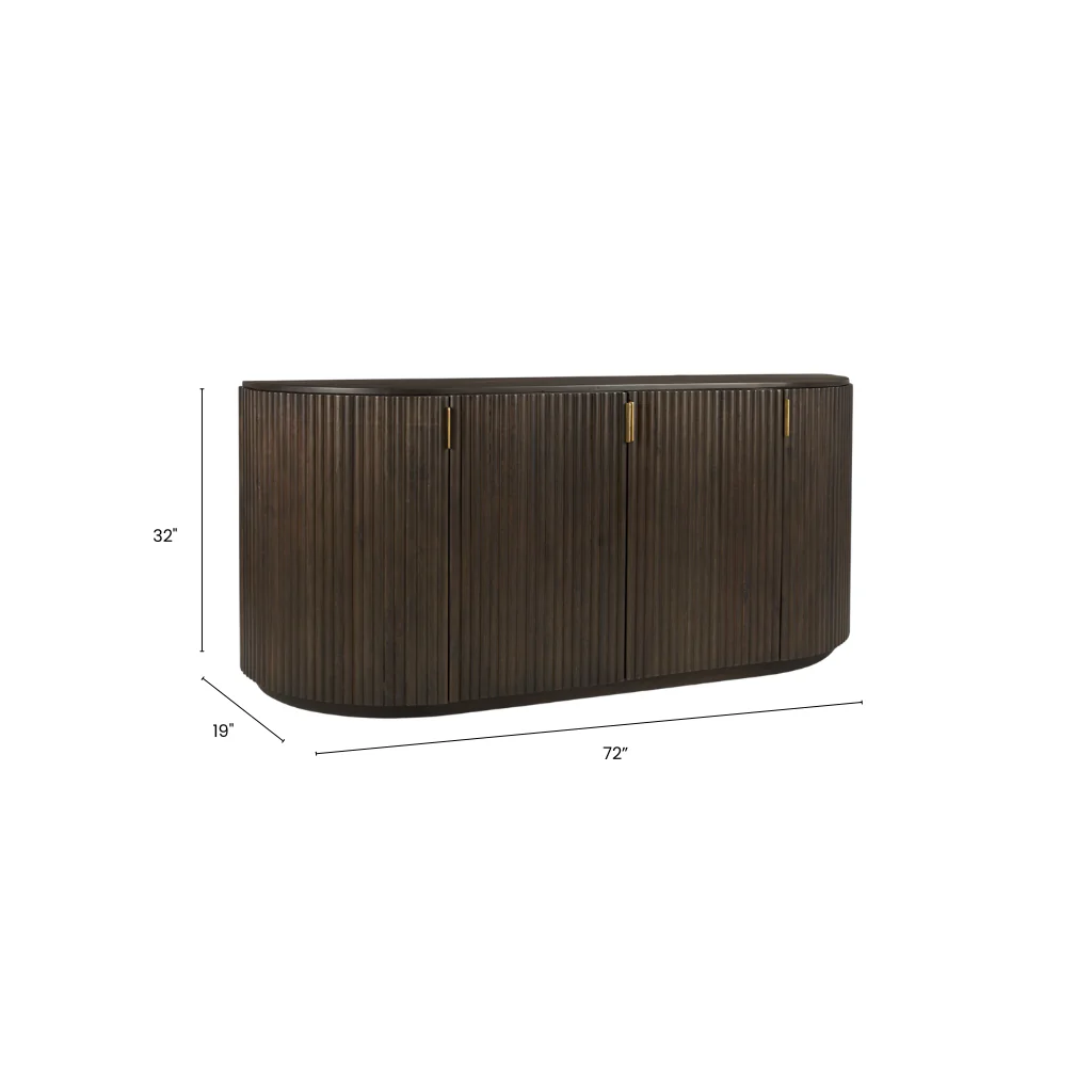 Eleanor Mango Wood Sideboard 72" - Image 17