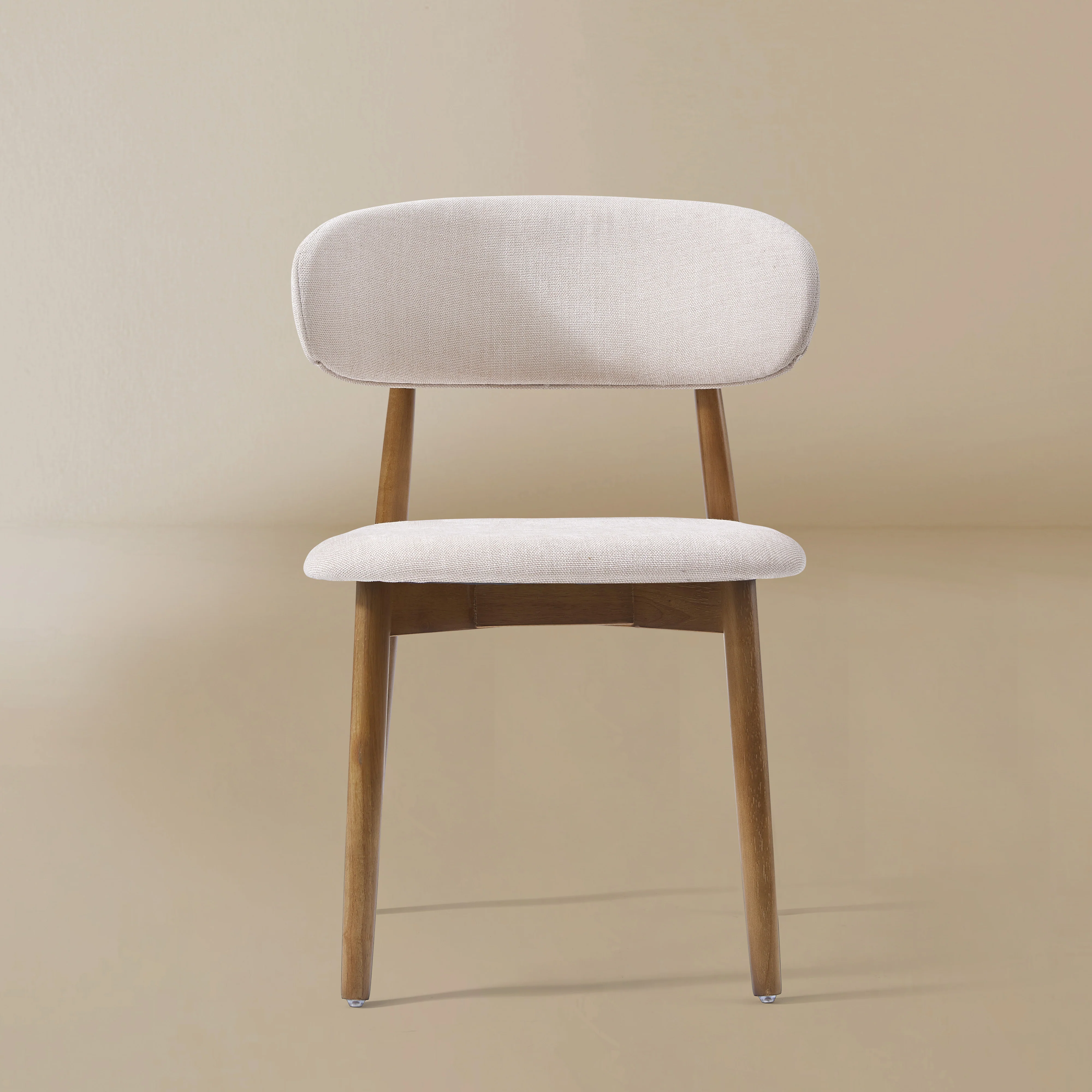 Linen Ash Wood Dining Side Chair (Set of 2) - Image 3