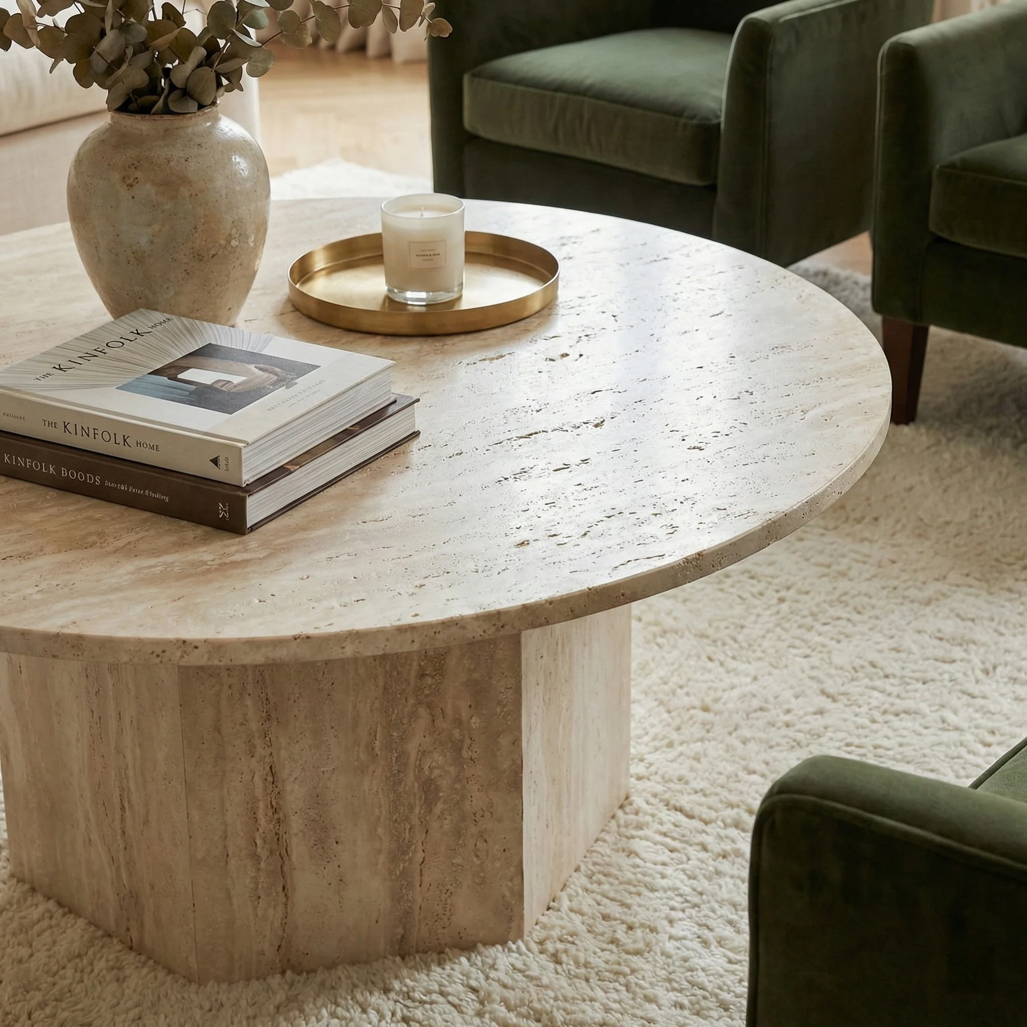 Harmony Travertine Coffee Table - Image 3