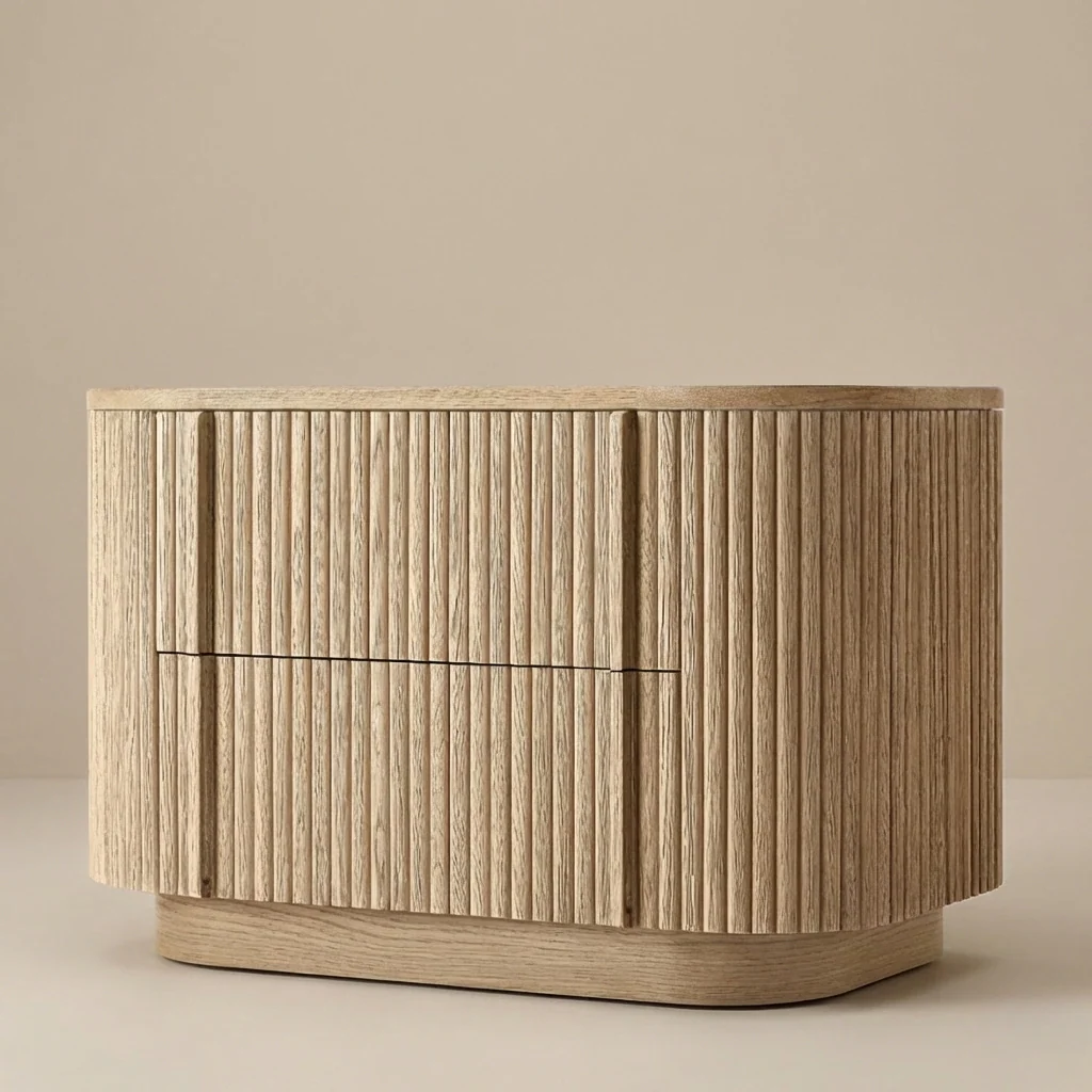 Elias Oak Night Stand - Image 3
