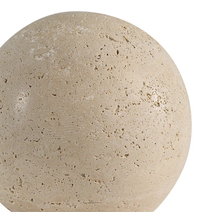 Geo Travertine Sphere - Image 3