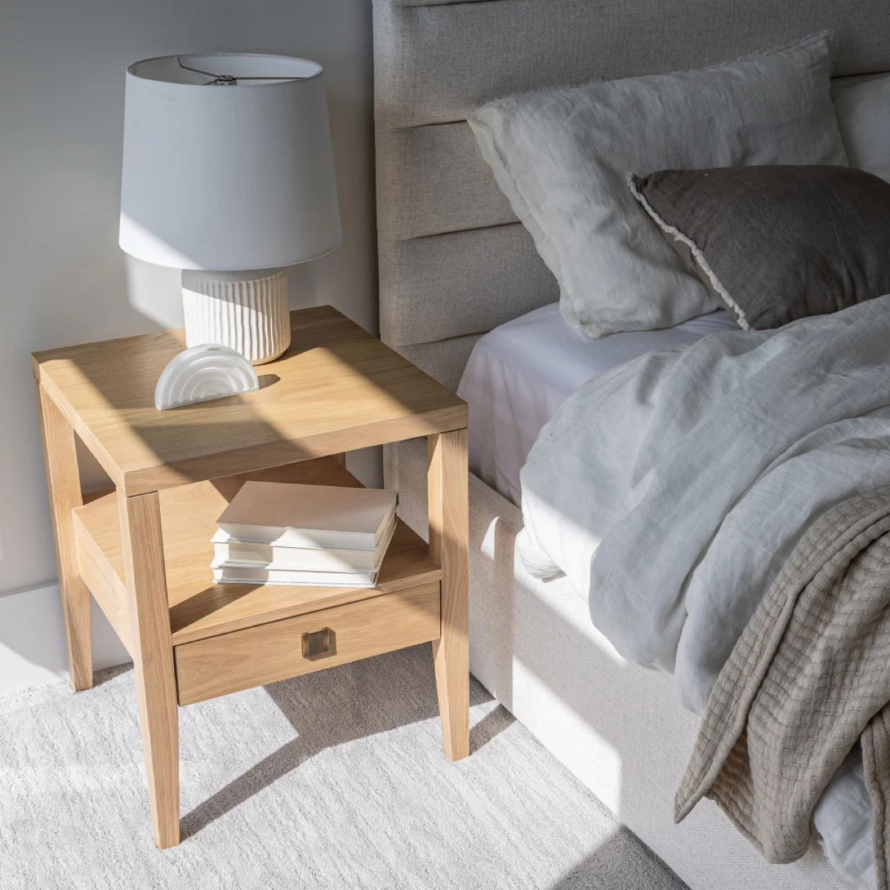 Sutton Oak Nightstand - Image 3