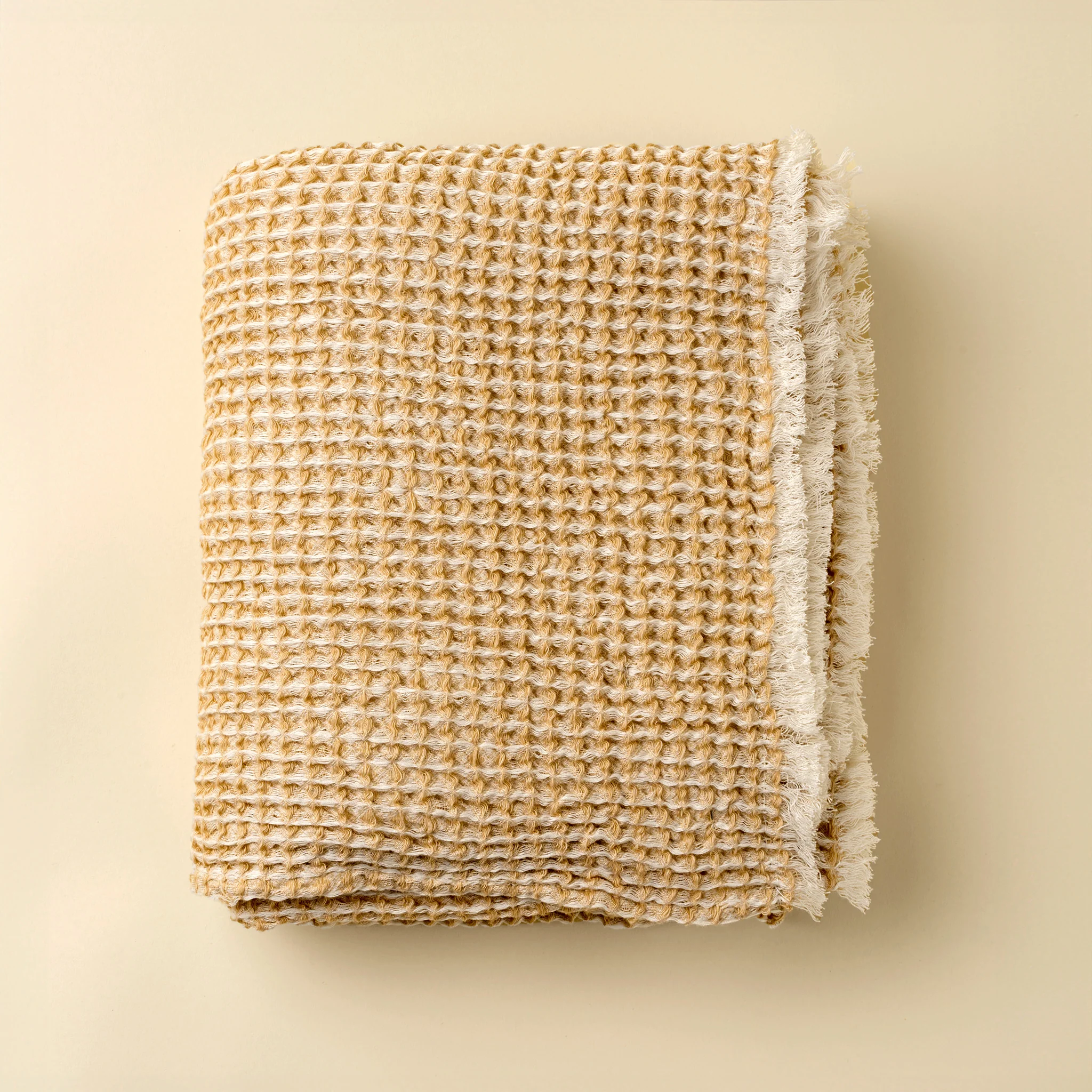 Jace Honeycomb Waffle Throw - Image 3