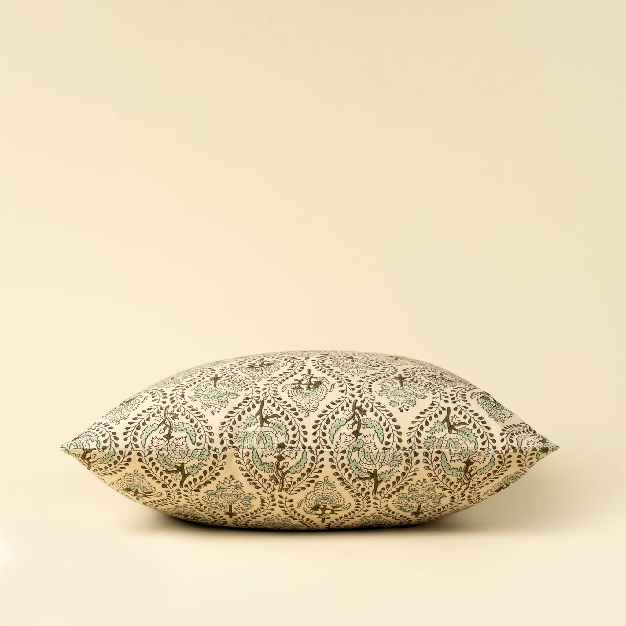 Laurel Block Print Pillow 20"x20" - Image 2