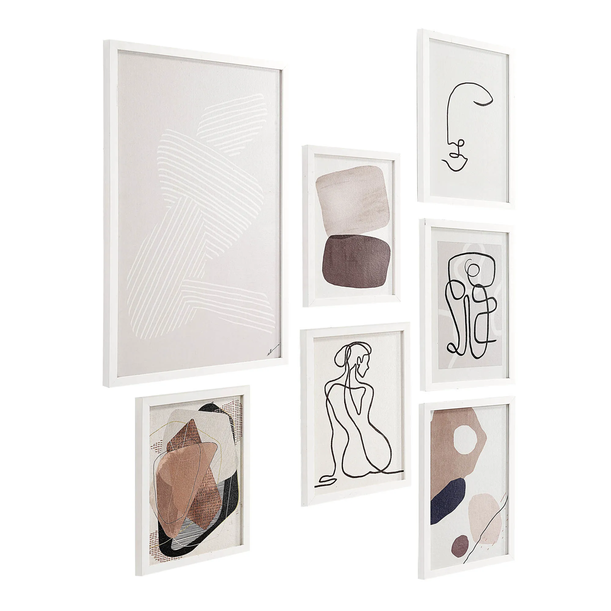 Linea Form Abstract Wall Art Set - Image 3