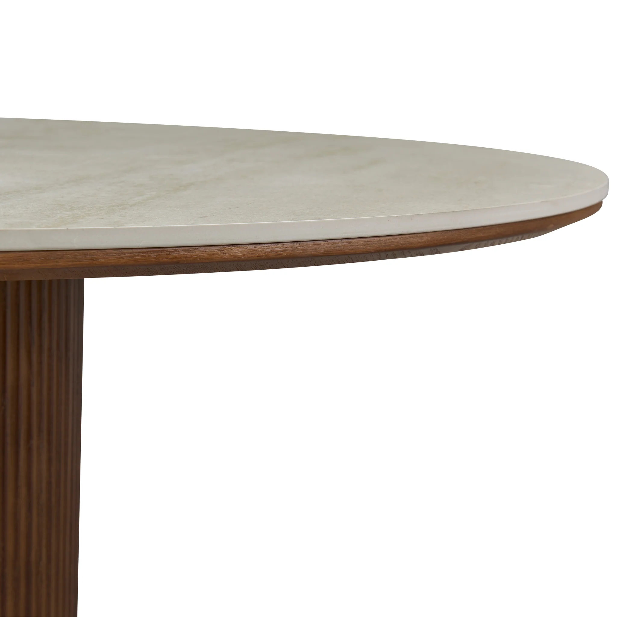 Lucia Travertine Dining Table (43", 51", 59") - Image 6