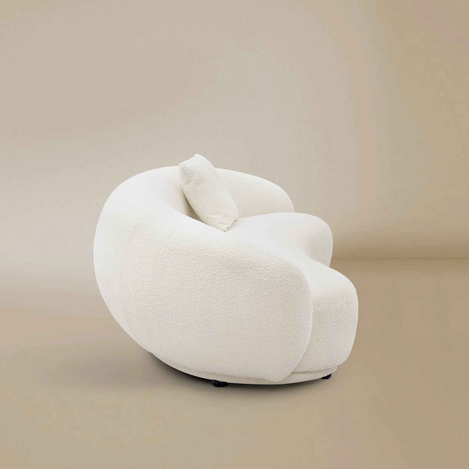 Contour Bliss Bouclé Sofa - Image 4