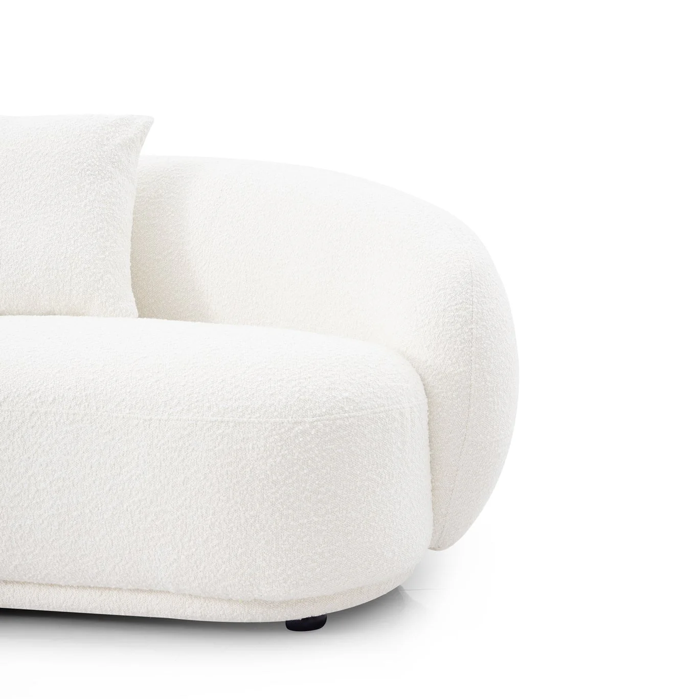 Contour Bliss Bouclé Sofa - Image 7