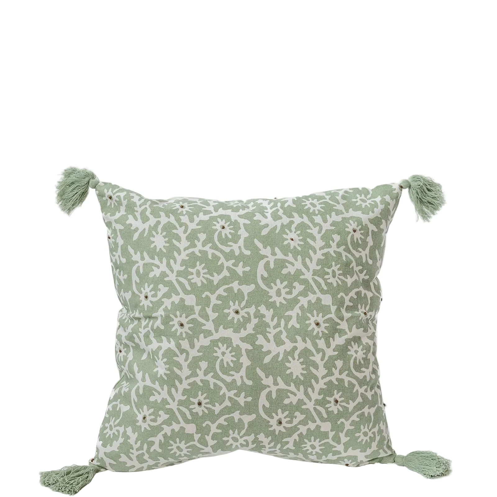 Marigold Floral Cushion 18"x18" - Image 2