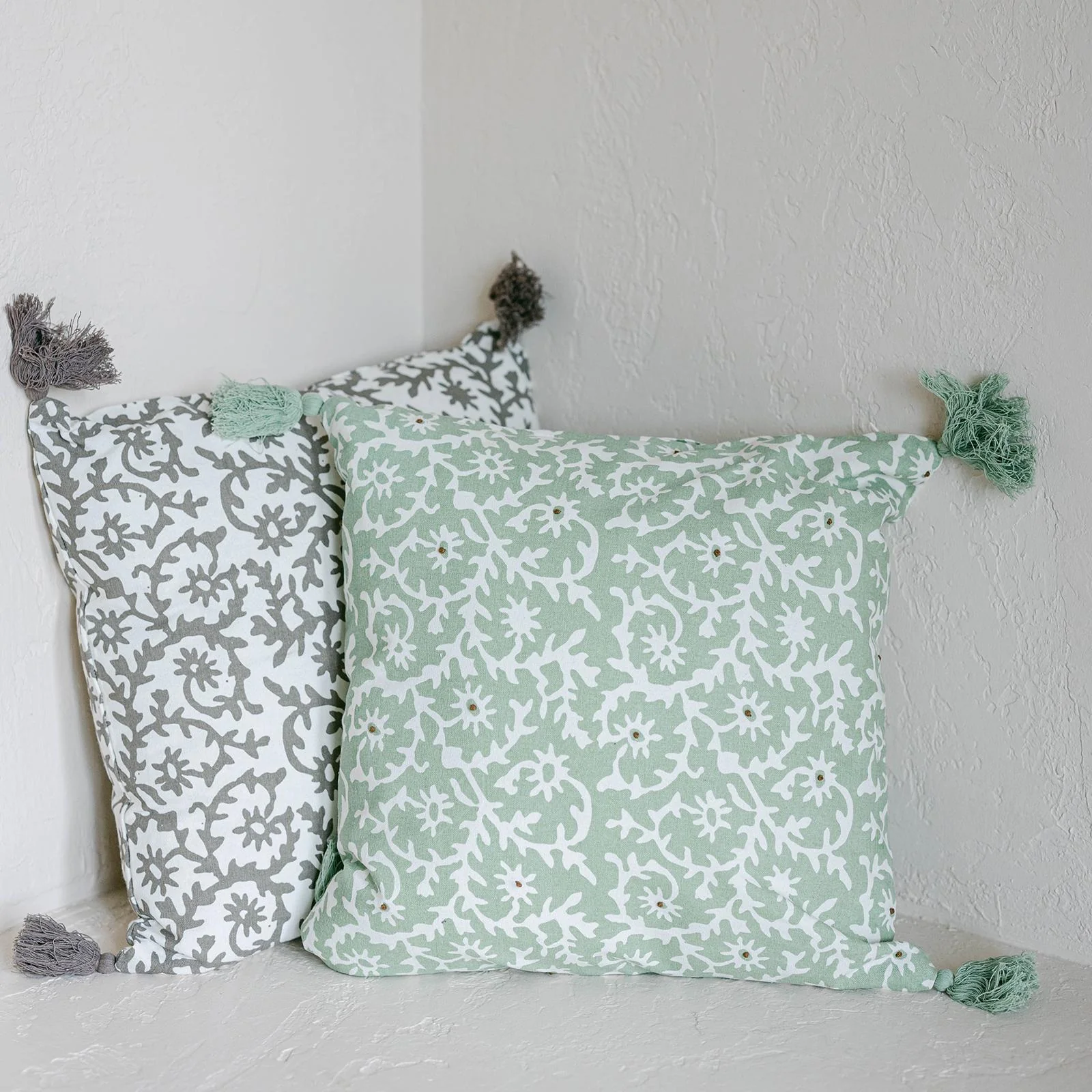 Marigold Floral Cushion 18"x18" - Image 3