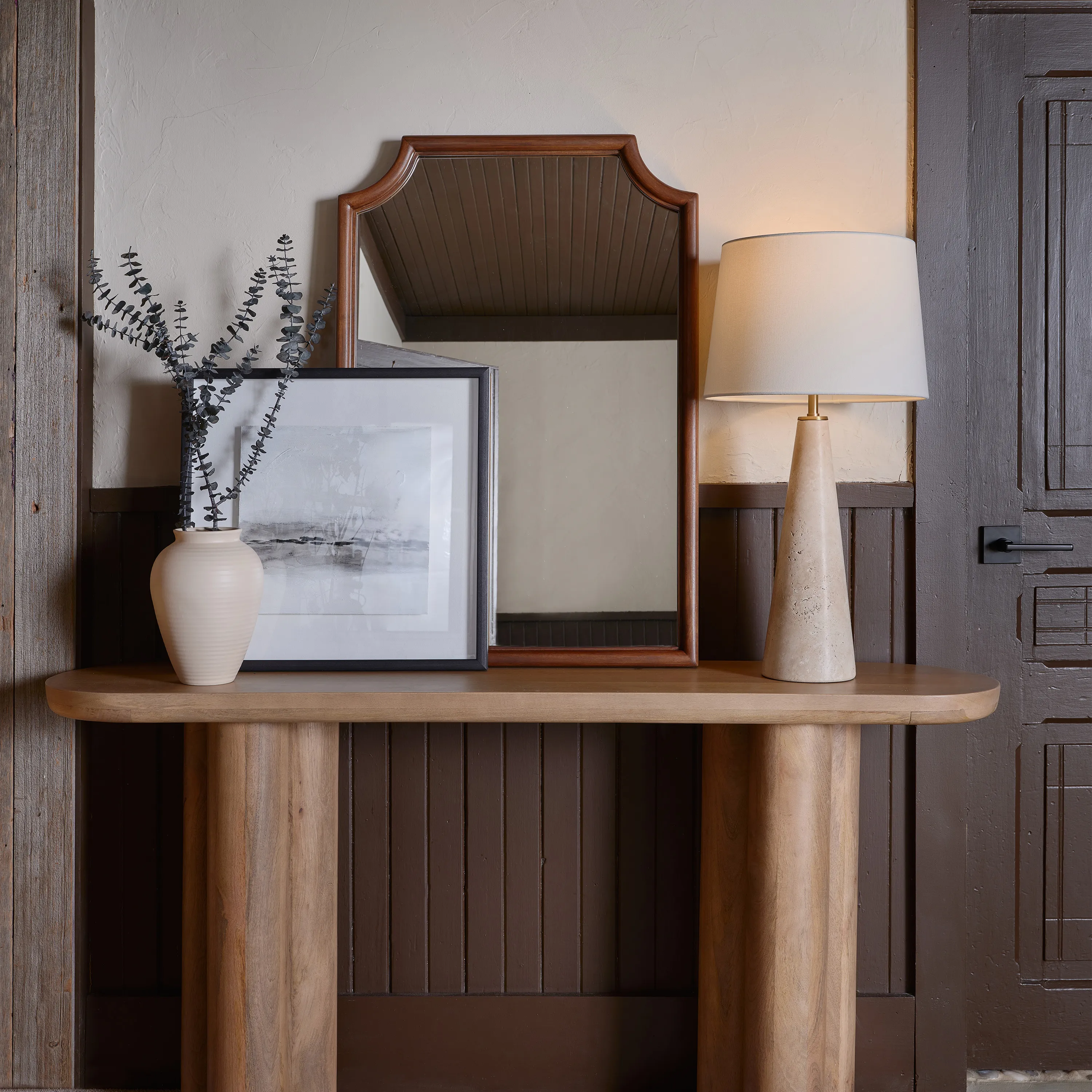 Marlo Travertine Table Lamp - Image 2