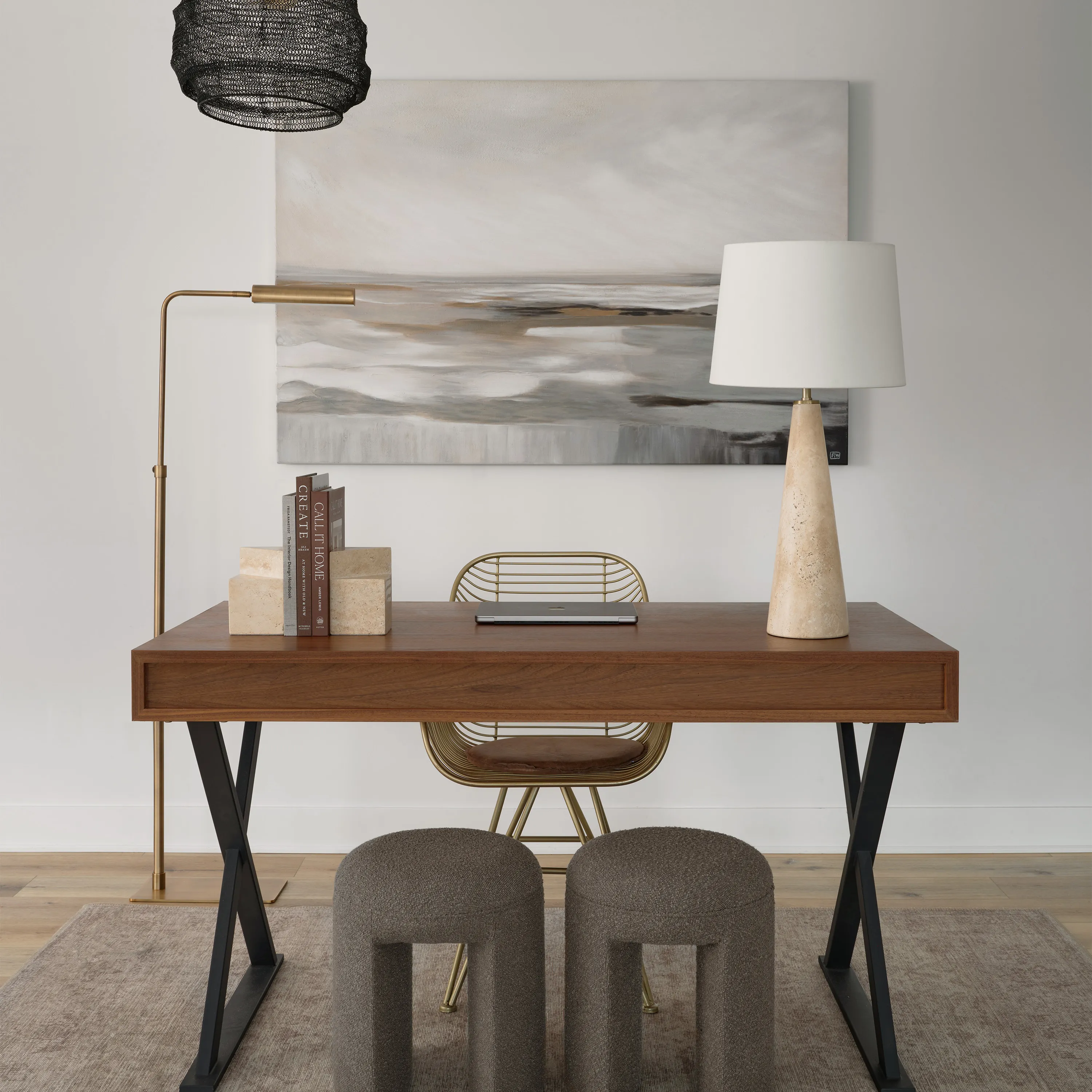 Marlo Travertine Table Lamp - Image 5
