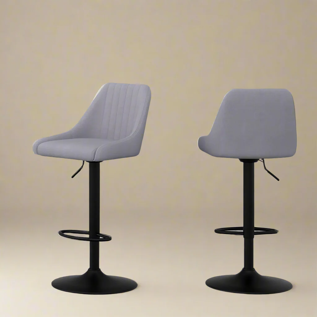 Mason Adjustable Bar Stool with Swivel seat (Set of 2) - Image 3