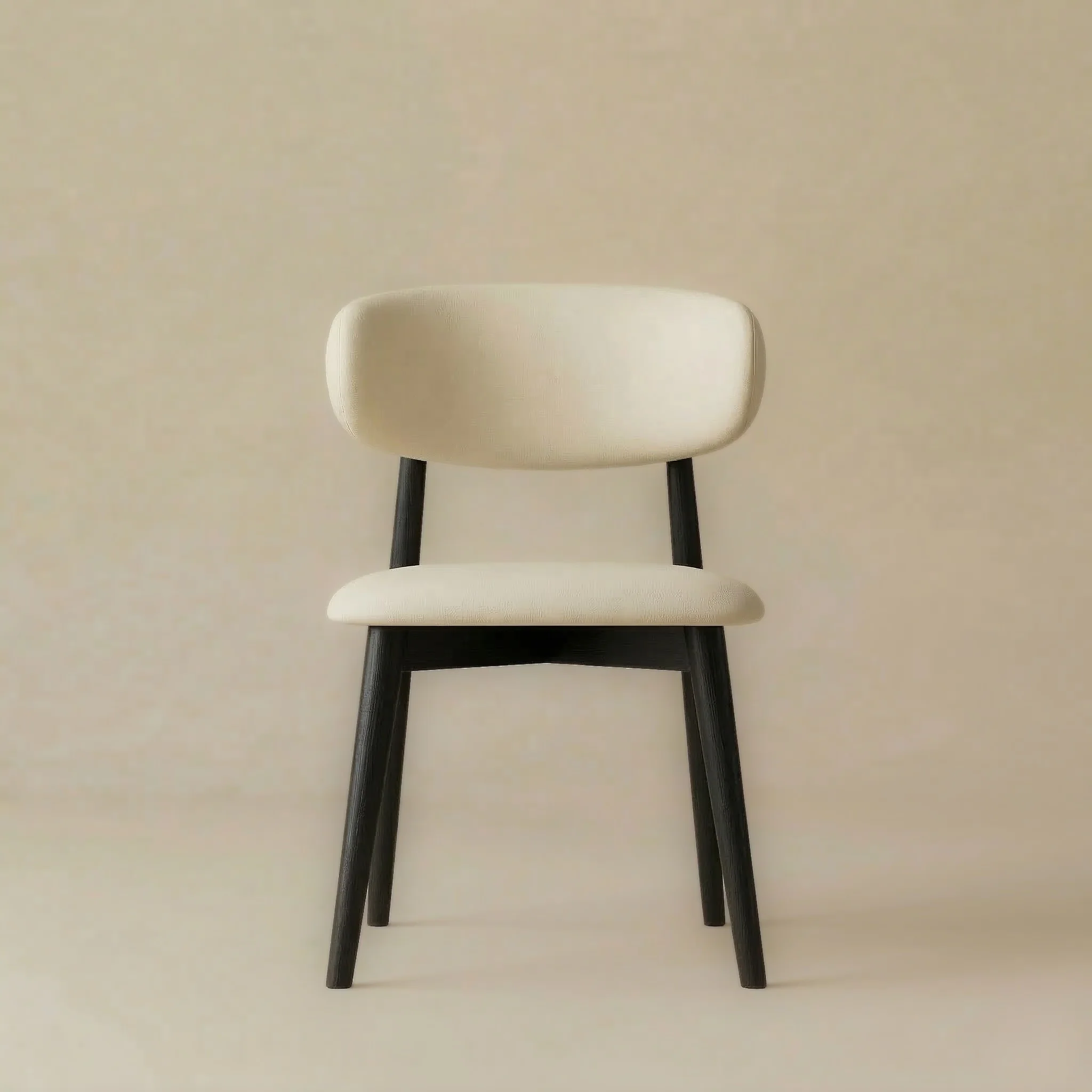 Modern Leather Ash Wood Dining Side Chair (Set of 2) - Image 6
