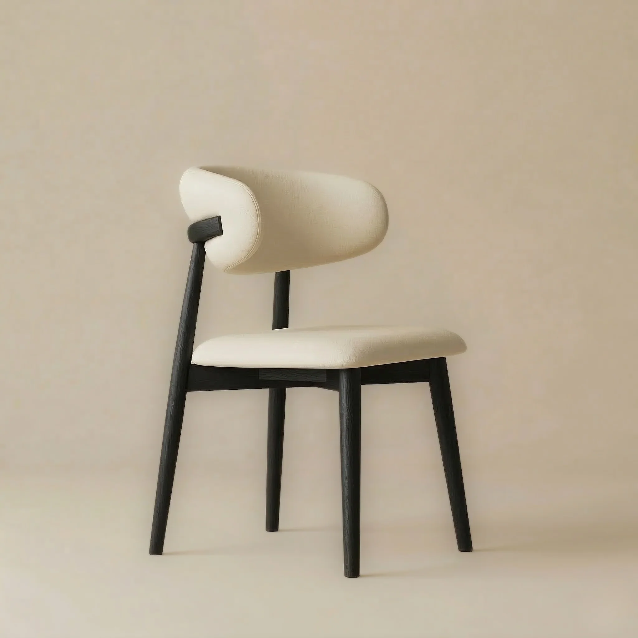 Modern Leather Ash Wood Dining Side Chair (Set of 2) - Image 8