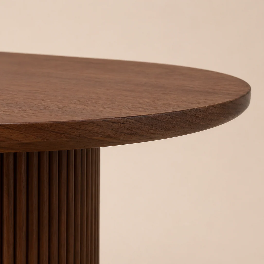 Modern Zen Dining Table (63", 71", 79") - Image 4