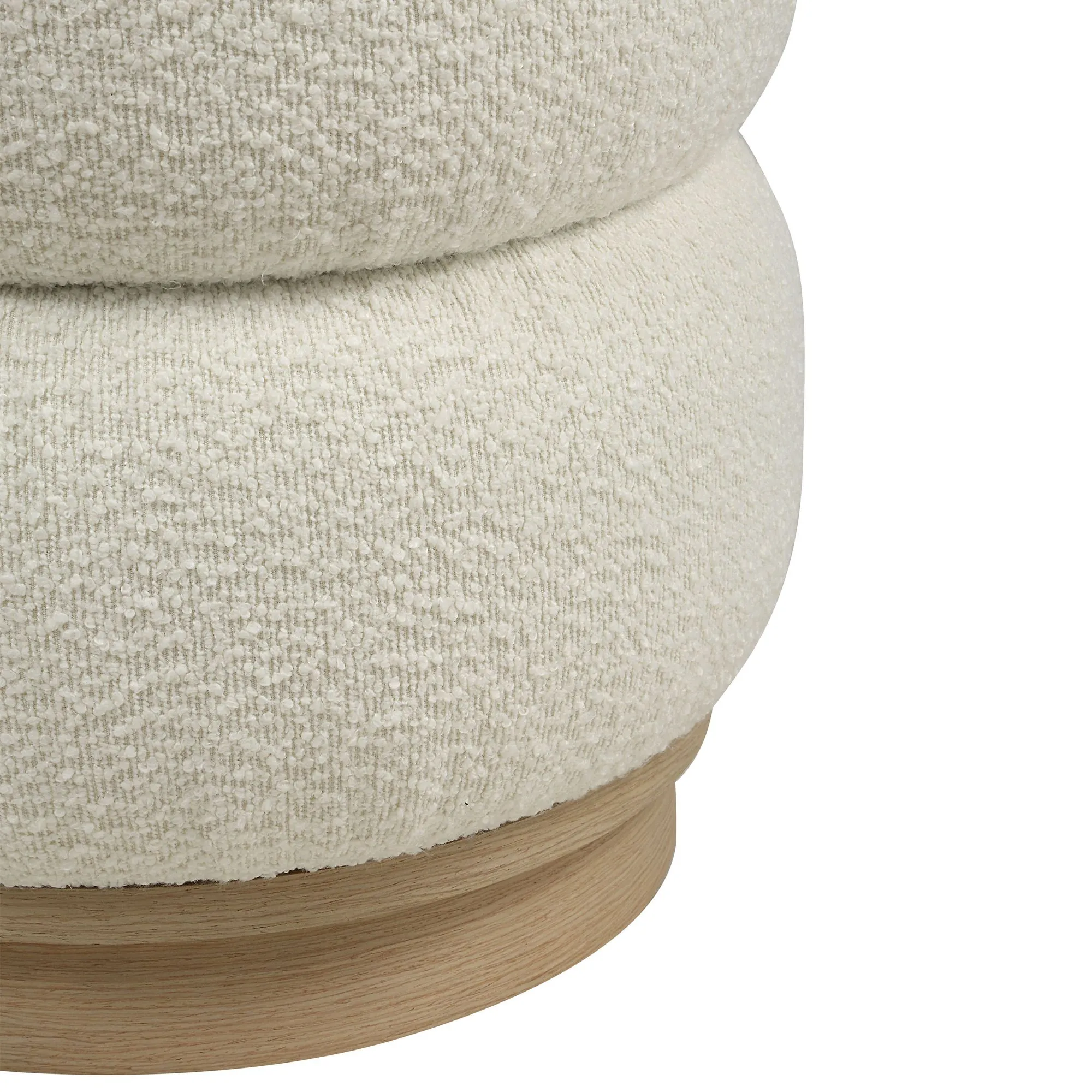 Moita Bouclé Stool - Image 3