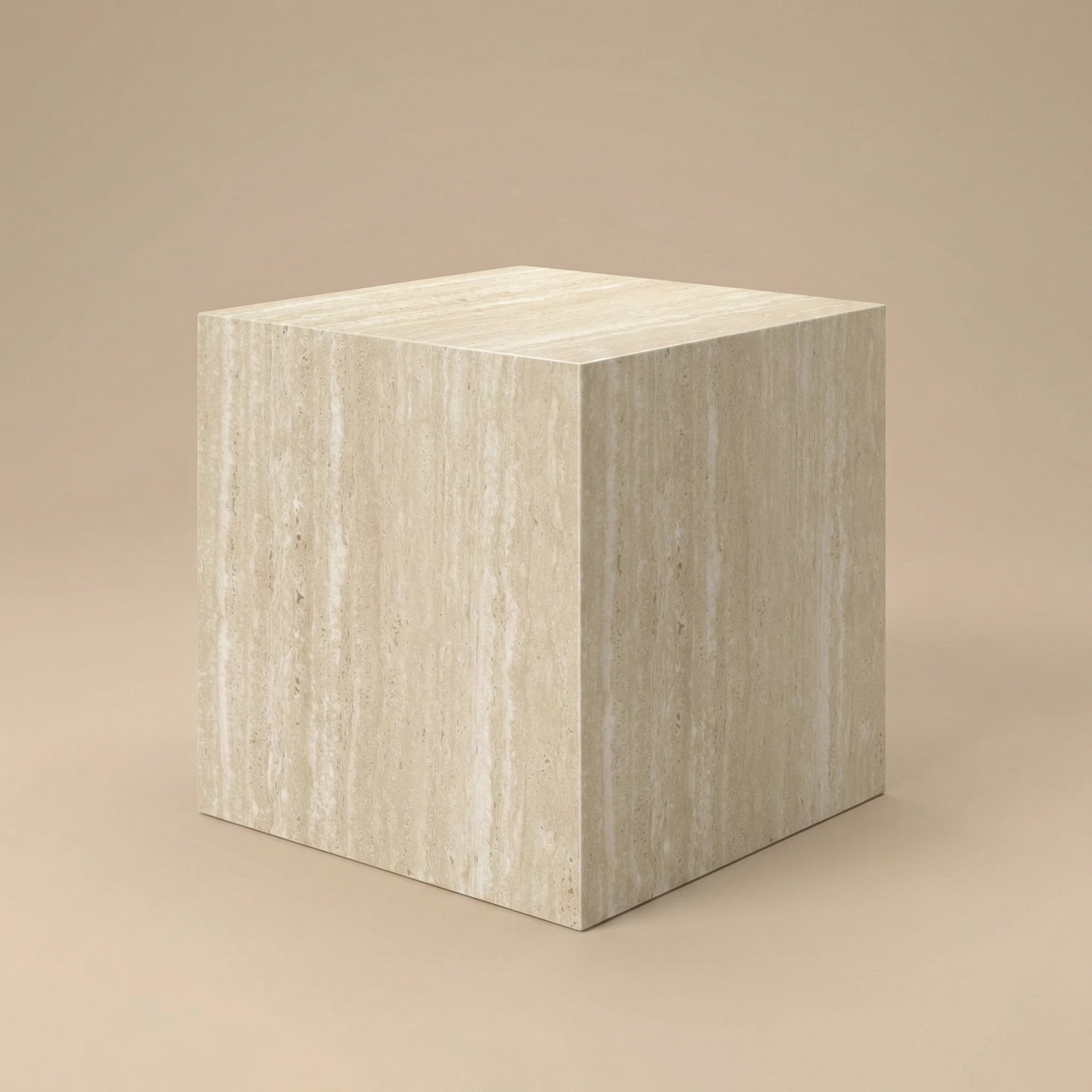 Mono Travertine Coffee Table Set - Image 4