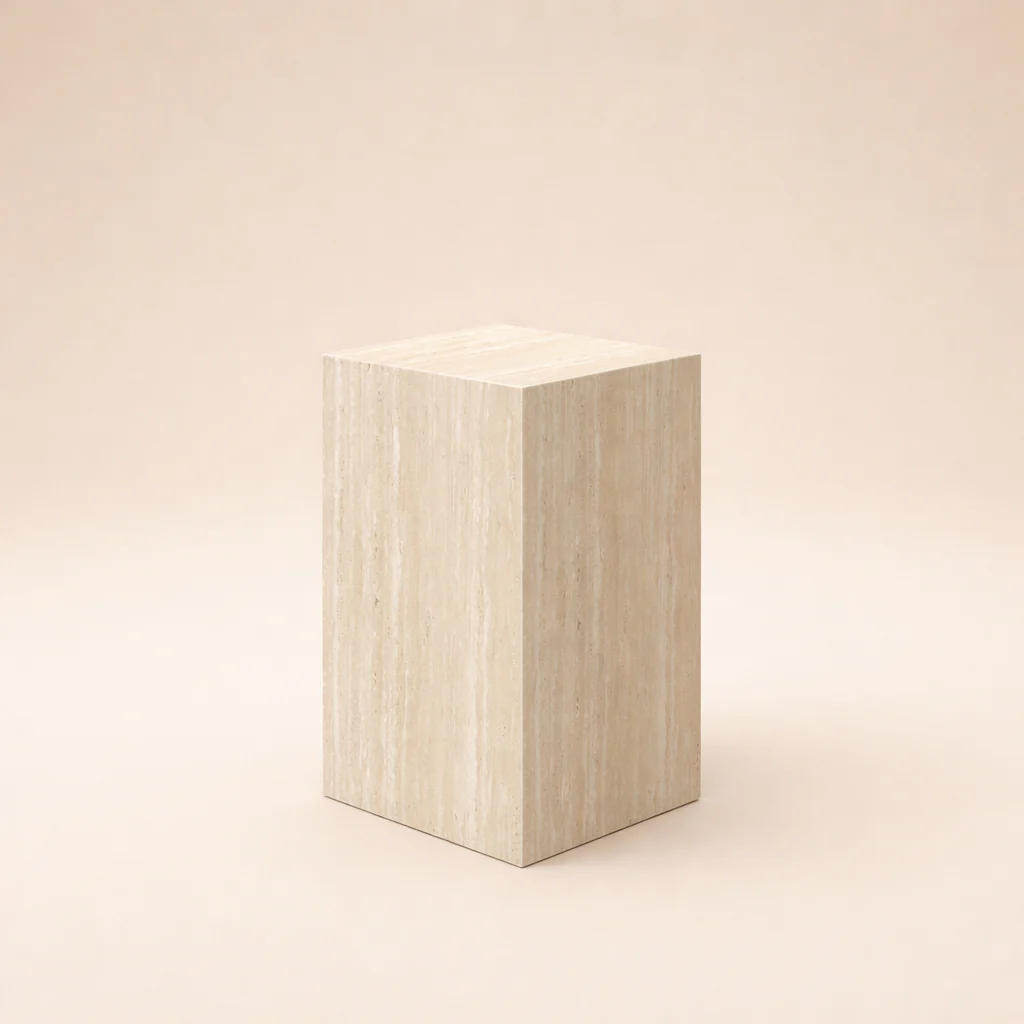 Mono Travertine Coffee Table Set - Image 5