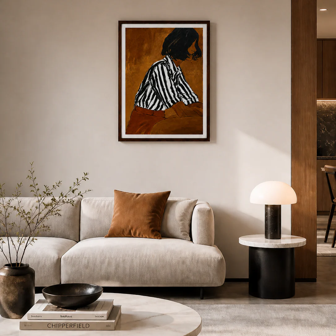 Monochrome Muse Framed Wall Art - Image 2