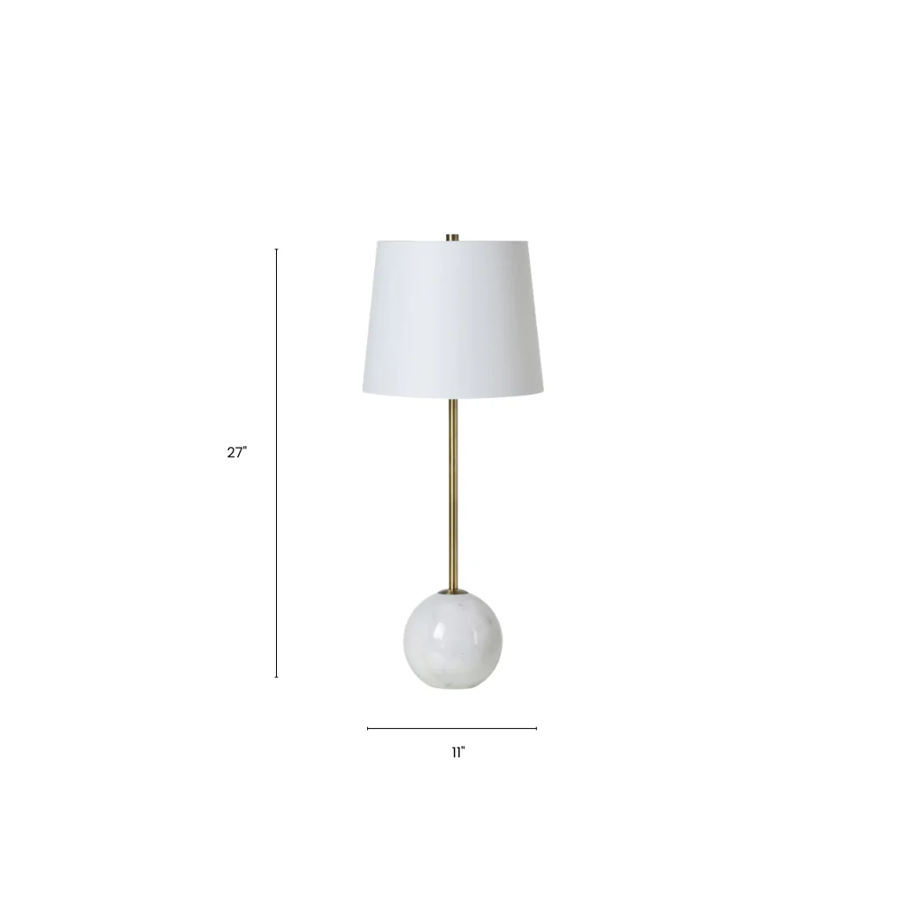 Nox Marble Orb Lamp Set - Image 4
