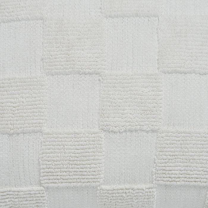 Piper Knitted Checkerboard Pillow 20"x20" - Image 6