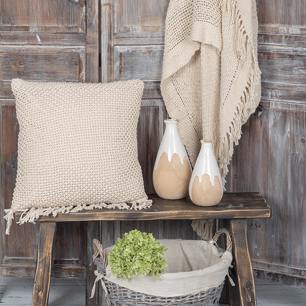 Seraphina Knit Cushion 18"x18" - Image 2