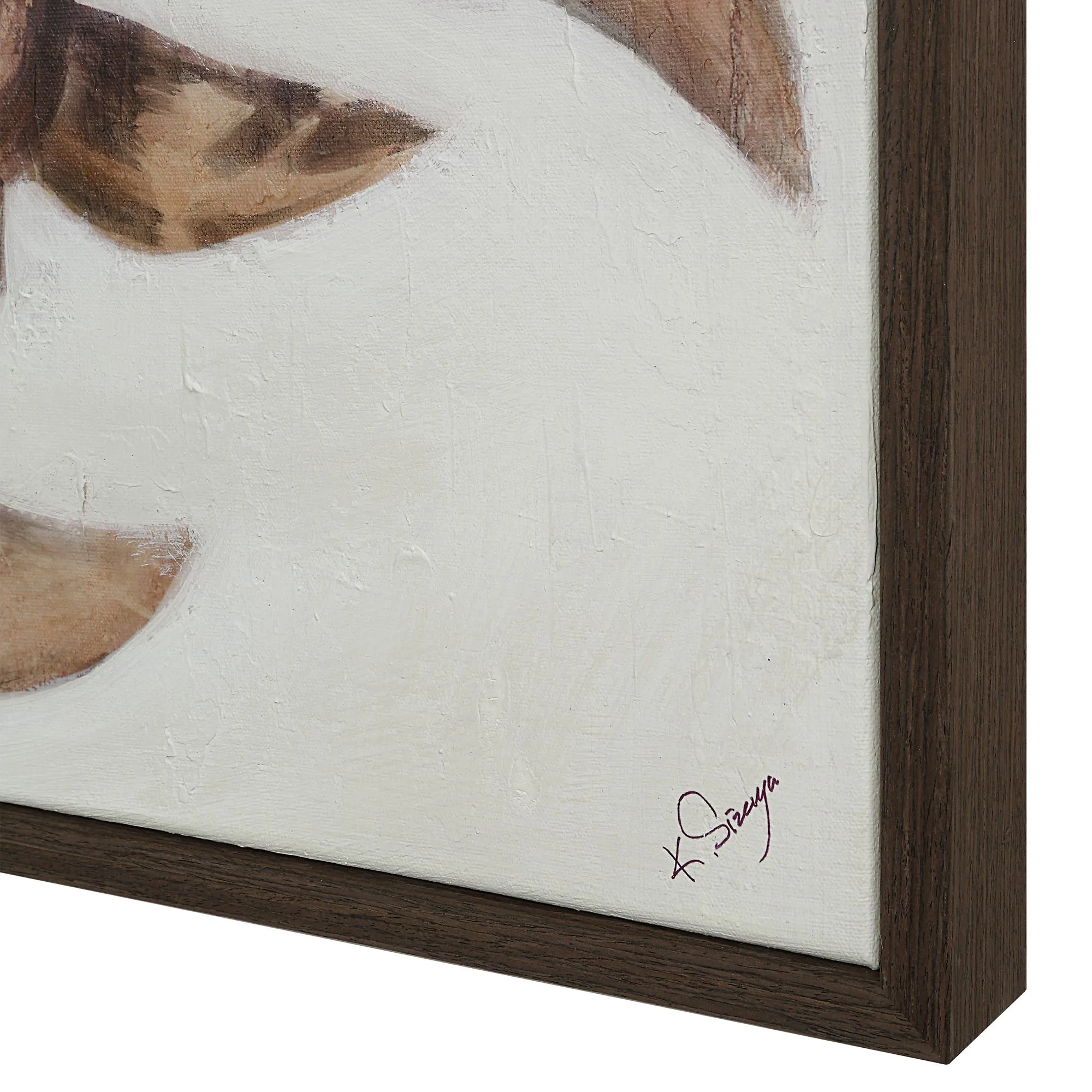 Silent Flight Hand-Painted Wall Art 40"X50" - Image 6