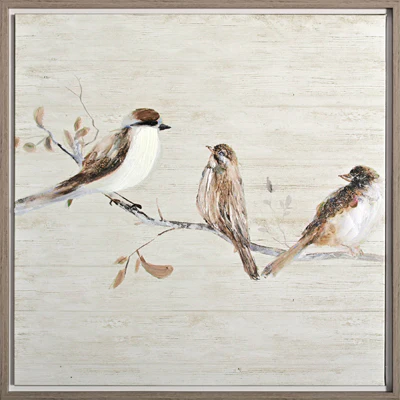 Songbird Gathering Framed Canvas - Image 2
