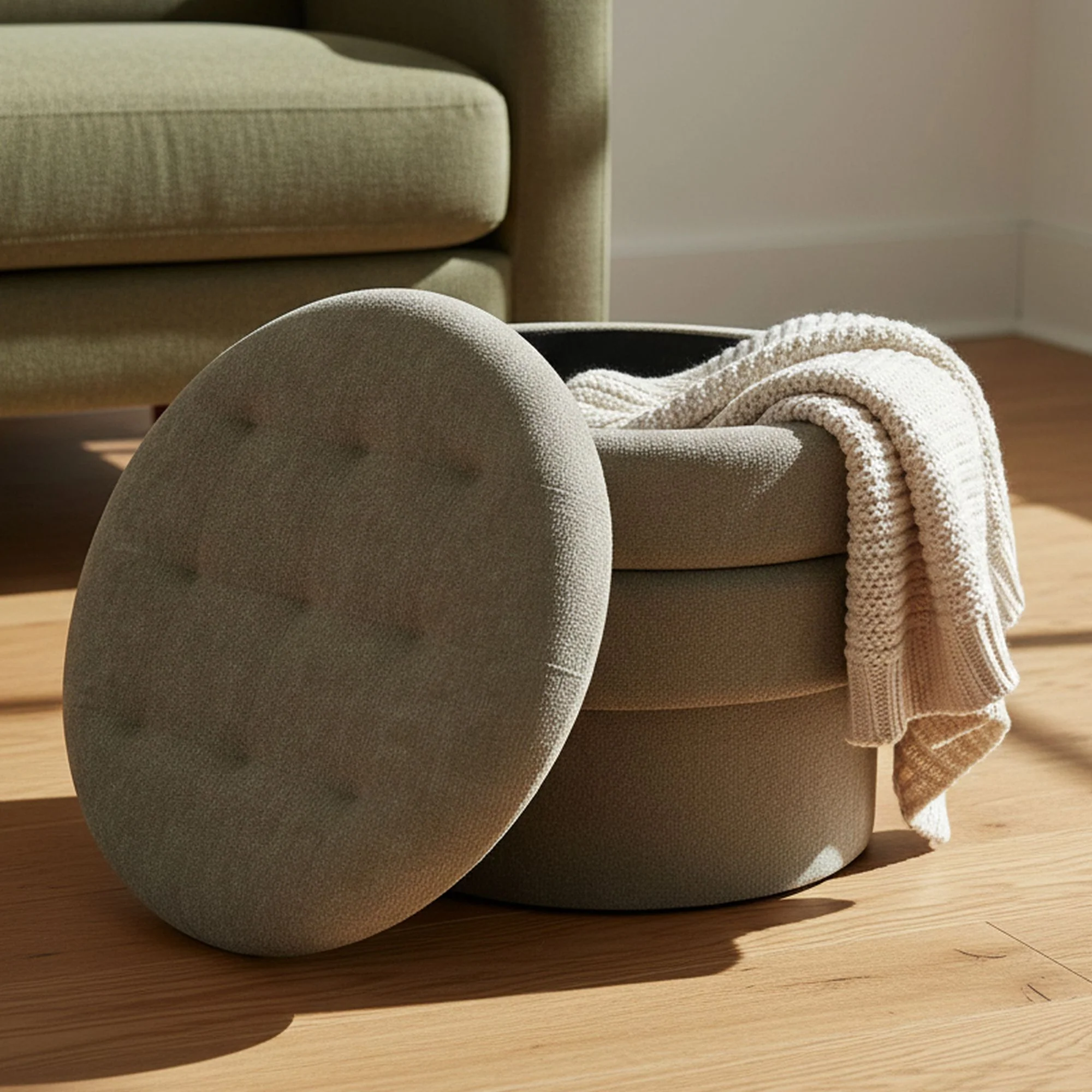 The Cleo 2-in-1 Storage & Tray Ottoman - Image 7