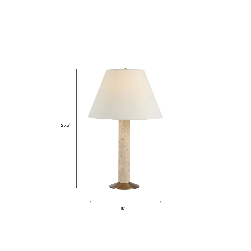 Tivoli Travertine Lamp - Image 5